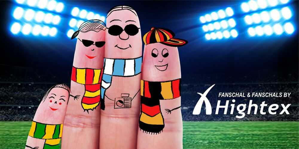 Kinder Fanschal gestrickt vom Fanschal Hersteller - Fanschalstrickerei